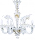 Italian Murano Gold Chandelier