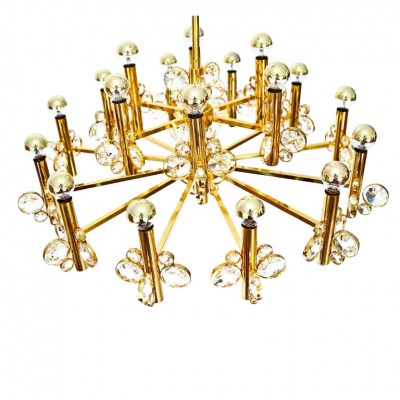 Impressive Gilded Bakalowits & Soehne 18-Arm Chandelier