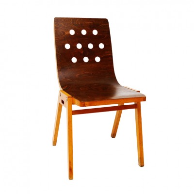 Roland Rainer Stacking Chair brown